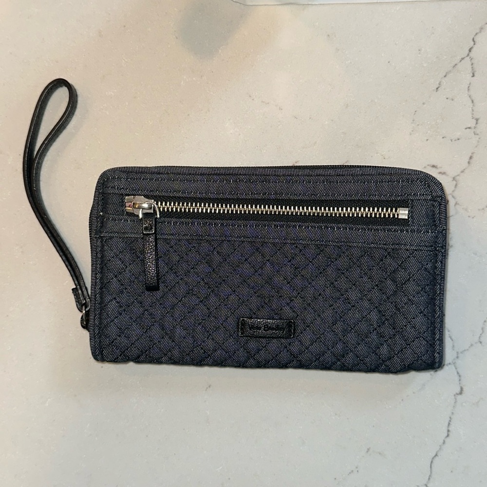 Blue-gray Vera Bradley Wristlet